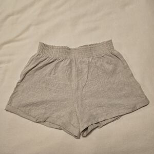 Reformation 100% Linen Shorts L